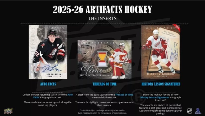 2025/26 UD Artifacts Blaster balíček