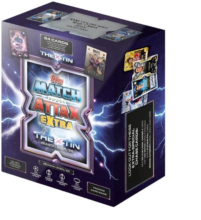 2025/26 Topps Match Attax Extra The X-Tin