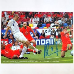 Jan Koller 2024 Expo fotokarta EURO 2004 + certifikát AW
