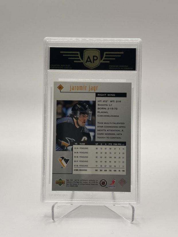 1998/99 AP 9 UD Black Diamond Jaromír Jágr #69 (240715)