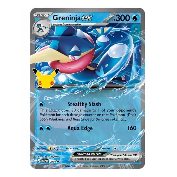 Pokémon 30th Celebration Greninja ex Box
