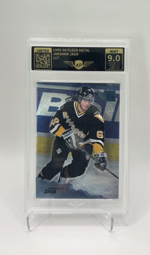 1995/96 AP 9 Fleer Metal Jaromír Jágr #117 (240703)