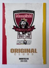 Mountfield HK 2025 MK 100 let na soutoku - Cards EXPO ražba