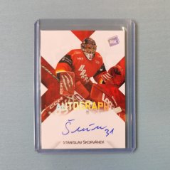 Stanislav Škorvánek  2025 MK Cards EXPO Hradec Autograph Silver Rainbow