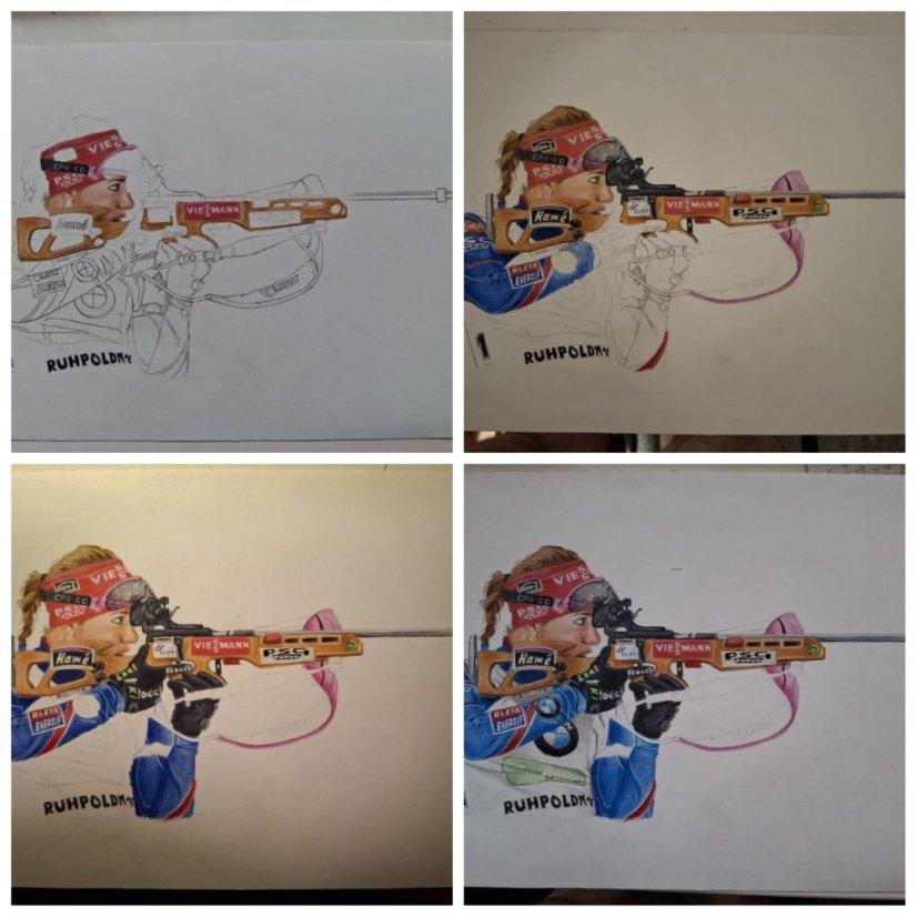 Gabriela Soukalová - MK Expo Pardubice - Signed Artwork, numbered xx/10