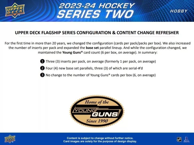 2023/24 UD Series 2 TIN box