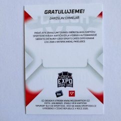 Jaroslav Chmelař 2026 MK Cards EXPO Pardubice - Podpisová kartička