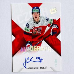 Jaroslav Chmelař 2026 MK Cards EXPO Pardubice Autograph Silver Rainbow 1of150