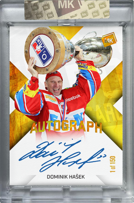 Dominik Hašek 2025 MK EXPO Autograph Pardubice 1of150