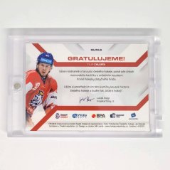 Filip Chlapík 2021/22 MK Game Used Memorabilia Stick RED 02/40
