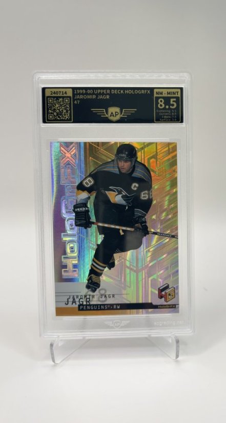 1999/00 AP 8.5 UD Hologrfx Jaromír Jágr #47 (240714)