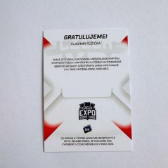 Vladimír Růžička 2026 MK Cards EXPO Pardubice Autograph Silver Rainbow 1of150