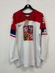 Oficiální Podepsaný dres Českého národního týmu z Olympiády v Miláno-Cortina - David Pastrňák