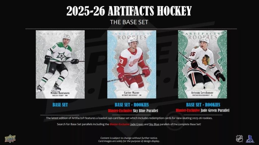 2025/26 UD Artifacts Blaster balíček