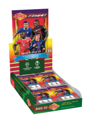 2022/23 Topps Finest Flashbacks UEFA Club Competitions Soccer Hobby Pack