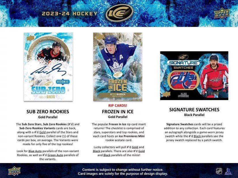 2023/24 UD ICE Hobby Pack