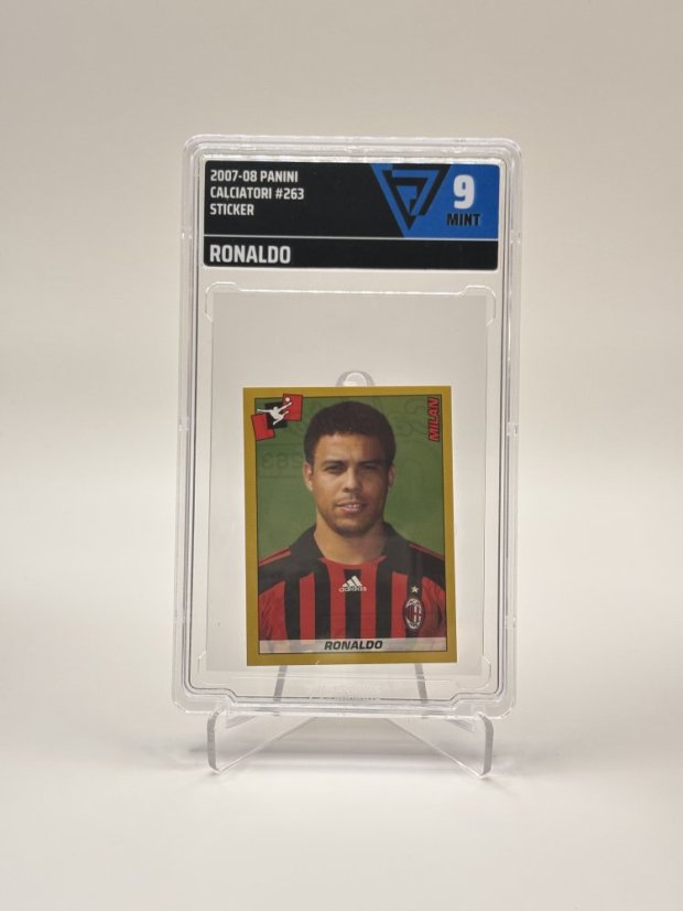 2007/8 VG 9 Panini Ronaldo sticker AC Milan