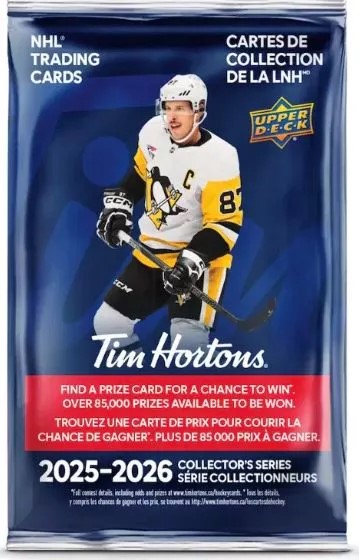 2025/26 UD Tim Hortons  Hobby Pack