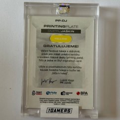 Dmitrij Jaškin The Gamers 2022 base Printing Plate (Yellow) 1/1