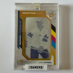 Jakub Kindl The Gamers 2022 base Printing Plate (Yellow) 1/1