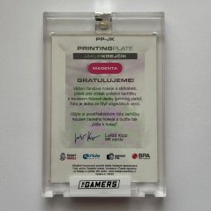 Jakub Krejčík The Gamers 2022 base Printing Plate (Magenta) 1/1
