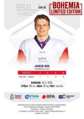 Jakub Kos 2022/23 MK Silver Medalists U20 -  Bohemia Chips edition