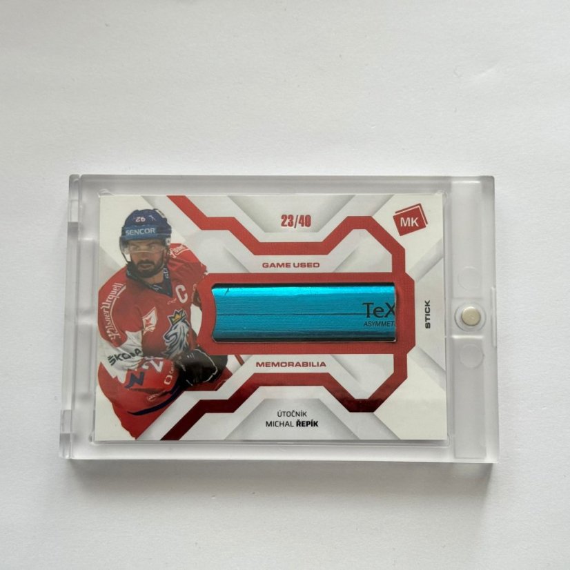 Michal Řepík 2021/22 MK Národní tým Game Used Memorabilia RED 23/40