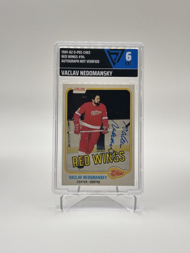 1981/82 VG 6 O-Pee-Chee Václav Nedomanský Detroit Red Wings