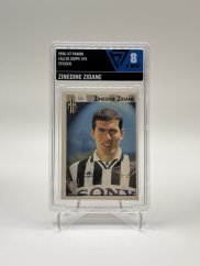 1996/97 VG 8 Panini Zinedine Zidane Calcio Coppe