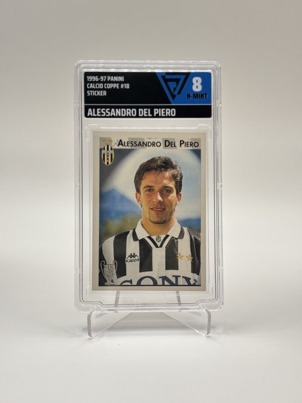 1996/97 VG 8 Panini Alessandro Del Piero Calcio Coppe