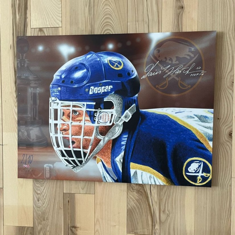 Dominik Hašek - MK Expo Pardubice - Signed Artwork, numbered xx/10