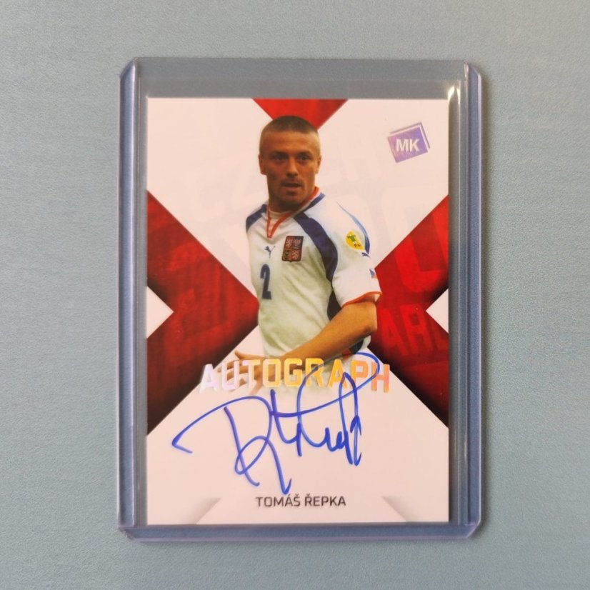 Tomáš Řepka  2025 MK Cards EXPO Hradec Autograph Silver Rainbow