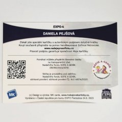 Daniela Pejšová 2023 MK EXPO Pardubice Autograph