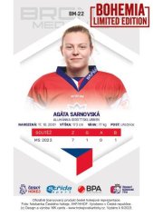 Agáta Sarnovská 2022/23 MK Bronze Medalists Women  - Bohemia Chips edition