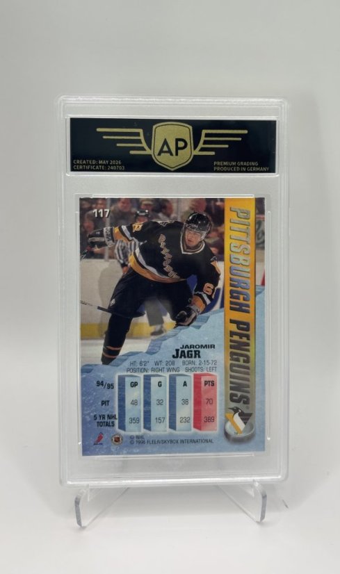 1995/96 AP 9 Fleer Metal Jaromír Jágr #117 (240703)