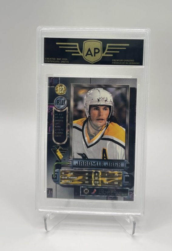 1995/96 AP 9.5 Fleer Metal Universe Jaromír Jágr #127 (240705)