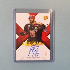 Radek Smoleňák 2025 MK Cards EXPO Hradec Autograph Gold Rainbow x/10
