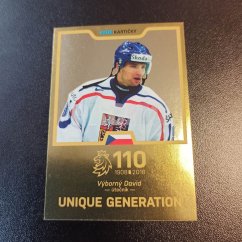 David Výborný 2019 MK Unique Generation  bez podpisu PROMO ražba