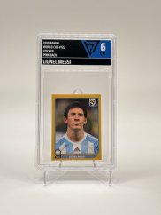 2010 VG 6 Panini Lionel Messi Pink Back sticker