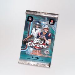 2025 Topps Chrome NFL Blaster balíček