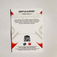 Tomáš Cibulka 2026 MK Cards EXPO Pardubice Autograph Gold xx/10