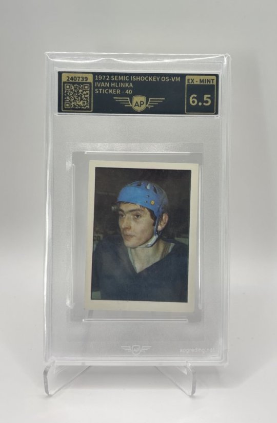 1972 AP 6.5 Semic Ishockey OS-VM Ivan Hlinka #40 (240739)