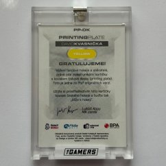 David Kvasnička The Gamers 2022 base Printing Plate (Yellow) 1/1