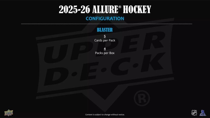 2025/26 UD Allure Blaster Pack