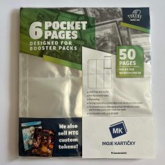 Binder Pages for 6 Packs / Blasters - 11-Hole - 50 pcs