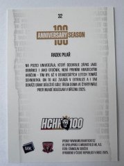 Radek Pilař 2025 MK 100 let na soutoku - Cards EXPO ražba