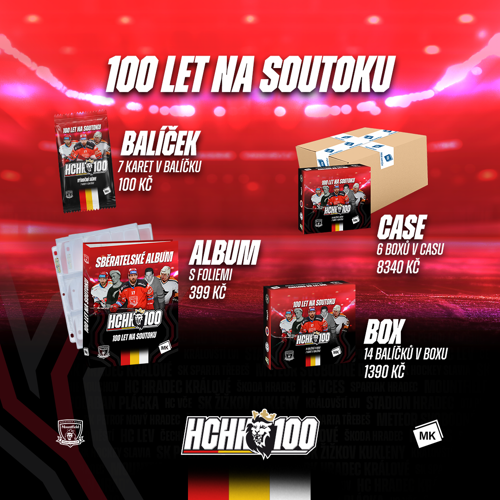 2025 MK 100 let na soutoku Hradec Králové Case = 6 Boxes