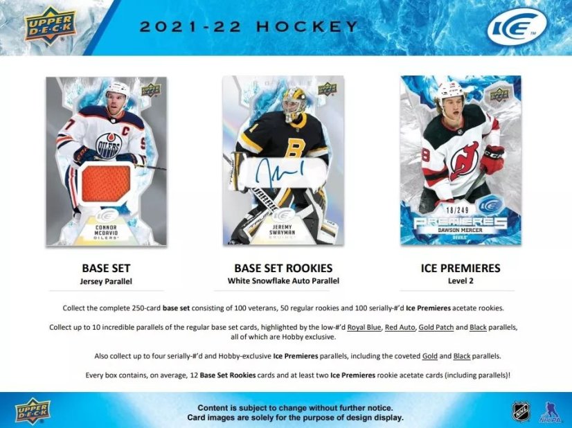 2021/22 UD ICE Hockey Hobby balíček