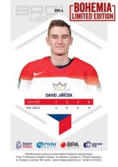 David Jiříček 2021/22 MK Bronze Medalists - Bohemia Chips edition