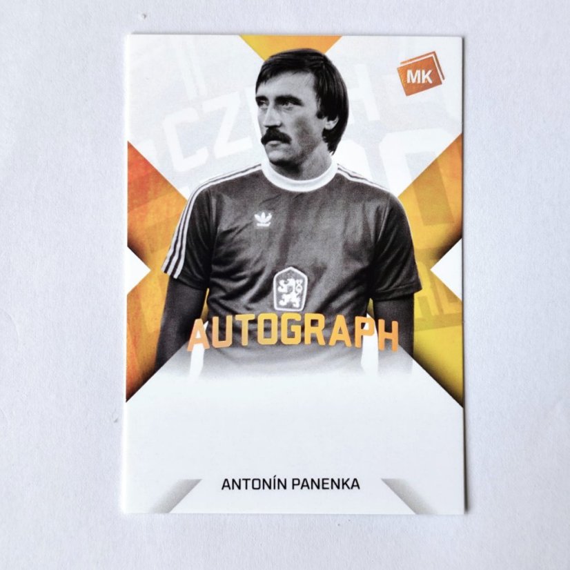 Antonín Panenka  2025 MK EXPO Pardubice - podpisová kartička